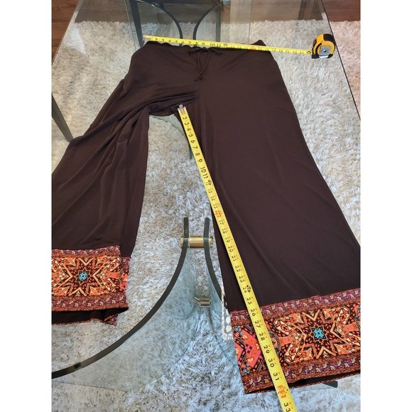NY & Company Black Polyester Drawstring Casual With Front Back Pockets Pant XL - Picture 9 of 13